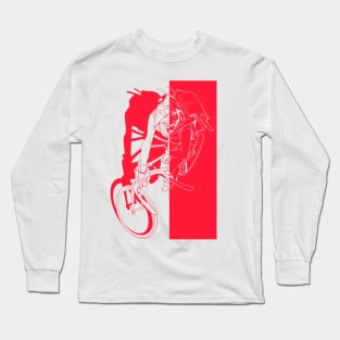 Road Samurai red Long Sleeve T-Shirt